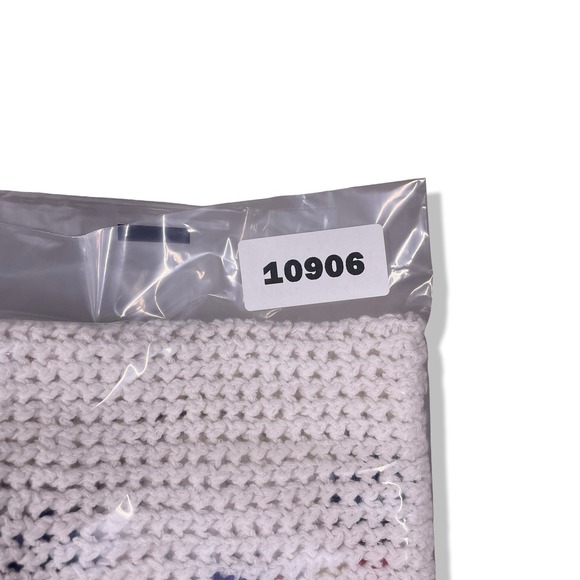 Free People Knit Crochet Crop Button Up Top Womens M White Boho Cottagecore - Picture 8 of 8